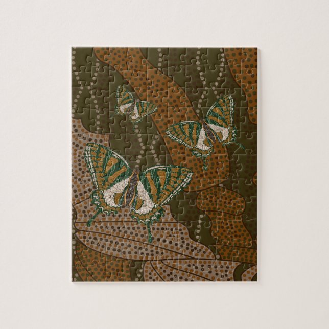 Rompecabezas aborigen de Swallowtail (Vertical)