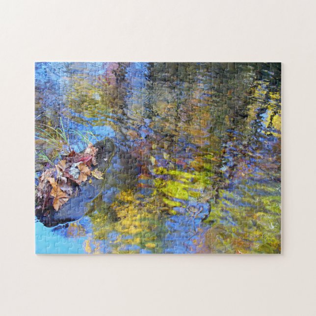 Rompecabezas abstracto de las reflexiones (Horizontal)