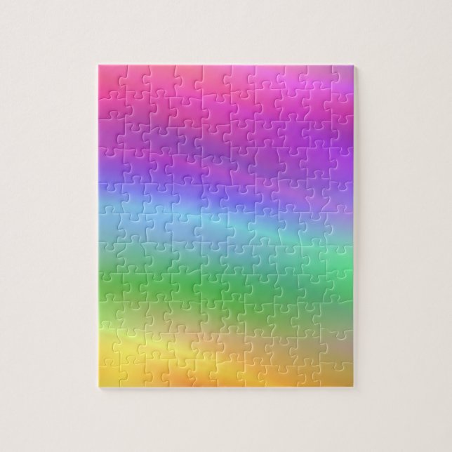 Rompecabezas abstracto del arco iris (Vertical)
