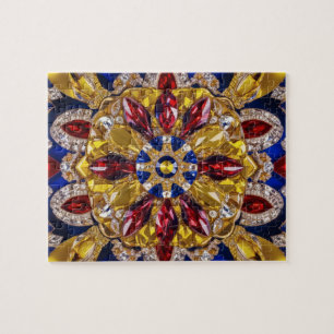 Rompecabezas abstracto diseño moderno Colombia Col