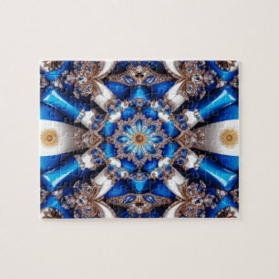 Rompecabezas abstracto diseño moderno Colores arge