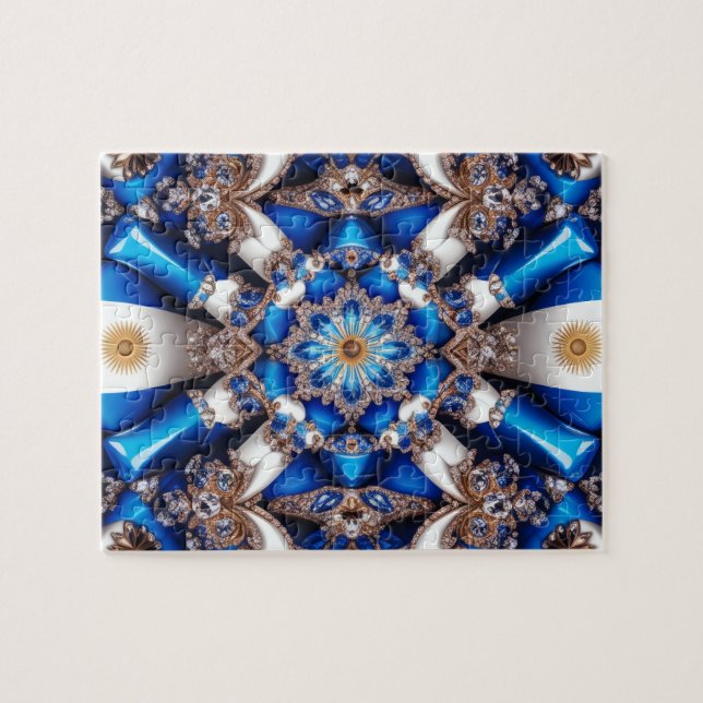 Rompecabezas abstracto diseño moderno Colores arge (Horizontal)