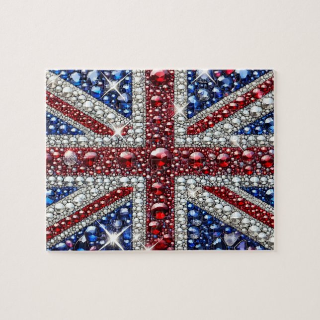 Rompecabezas abstracto diseño moderno Colores brit (Horizontal)