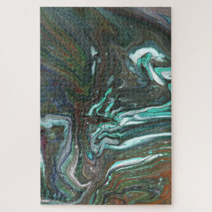 Rompecabezas abstracto oscuro Packin Up 1