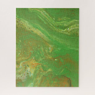 Rompecabezas abstracto verde suave de Nashville 2