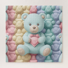 Rompecabezas adorable del oso de peluche para los