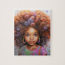 Rompecabezas afro, 11" x 14", 252 piezas