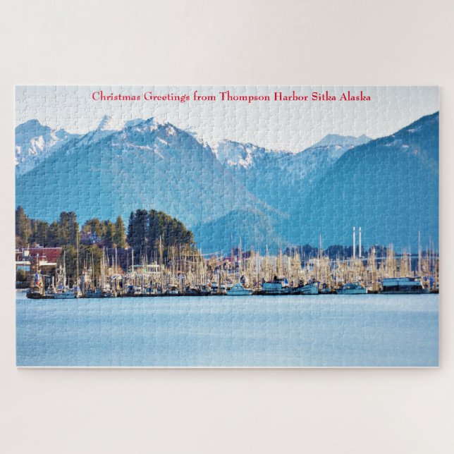 Rompecabezas Alaska Thompson Harbor Sitka (Horizontal)