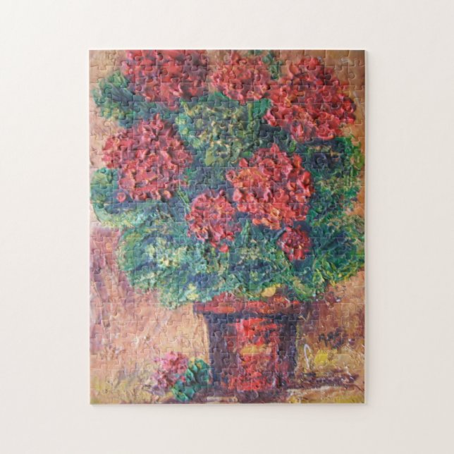 Rompecabezas Ann Hayes Pintando Belleza Roja (Vertical)
