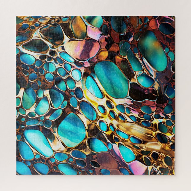 Rompecabezas anodizado del arte Metalizado (Vertical)