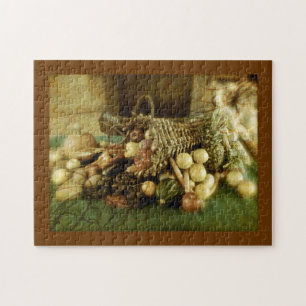 Rompecabezas Antiqued de la cornucopia
