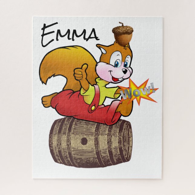 Rompecabezas ardilla de maíz (Vertical)