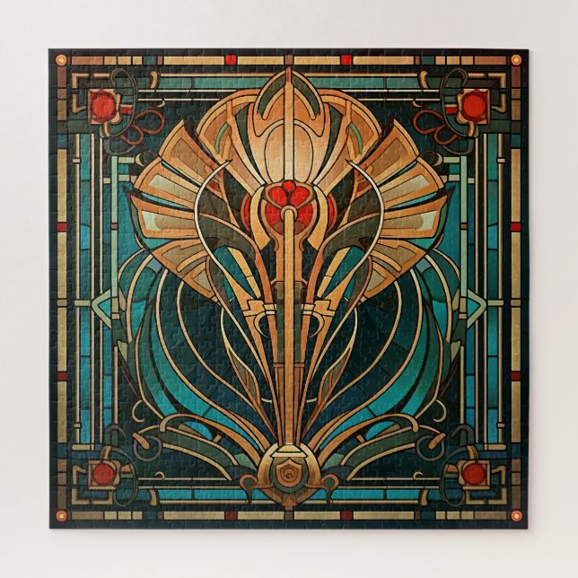 Rompecabezas Art Deco (Vertical)