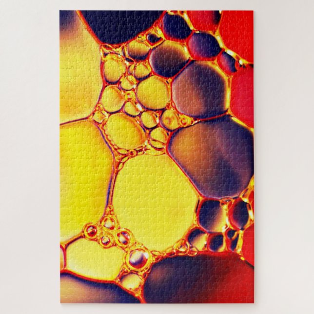 Rompecabezas artsy de la burbuja del agua (Vertical)