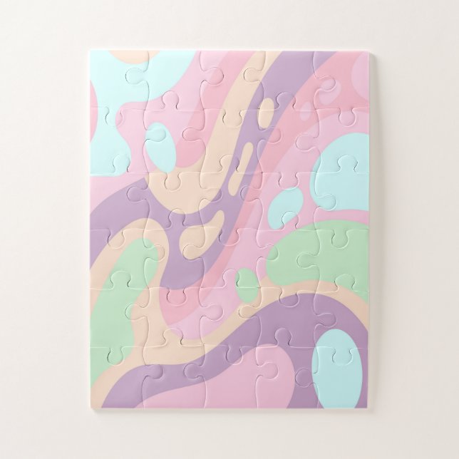 Rompecabezas Baby Shower Pastel (Vertical)