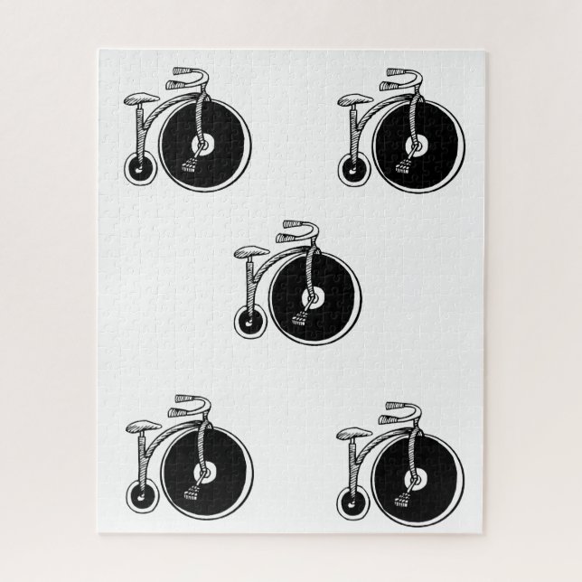 Rompecabezas Bicicletas Vintage (Vertical)