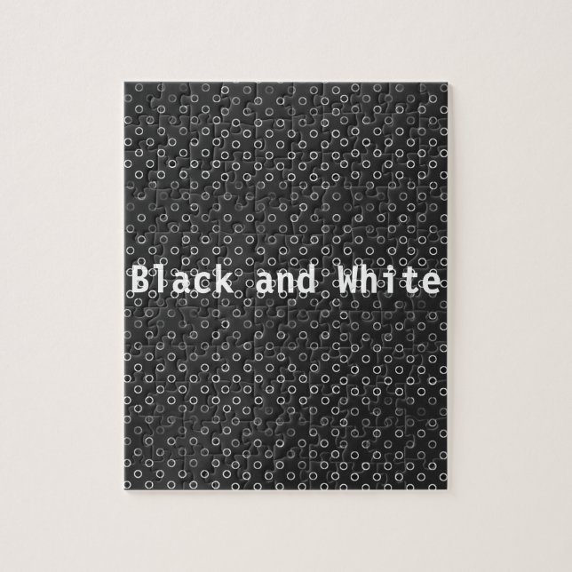 Rompecabezas blanco y negro (Vertical)