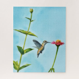 Rompecabezas Bonito de Arte de Pájaro Colibrí