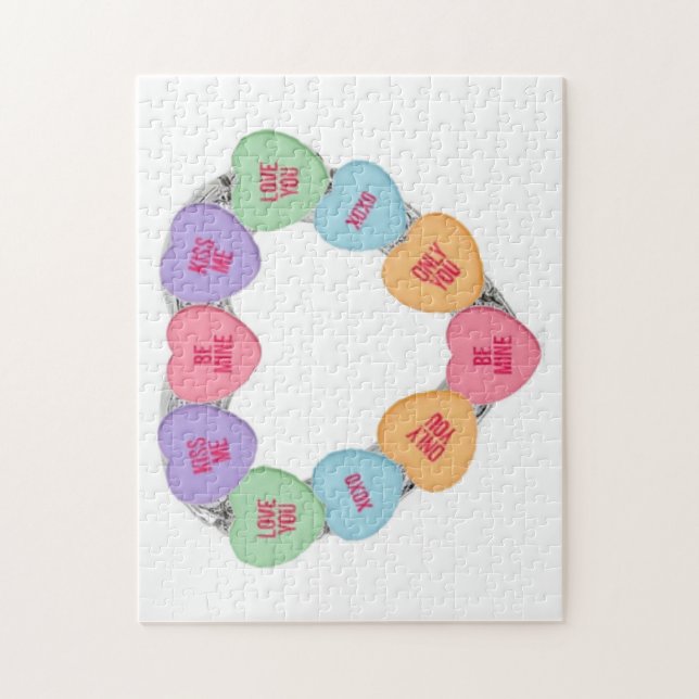 Rompecabezas Candy Love Hearts (Vertical)
