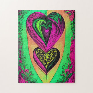 Rompecabezas cardíaco de cuento de hadas - 252 pie