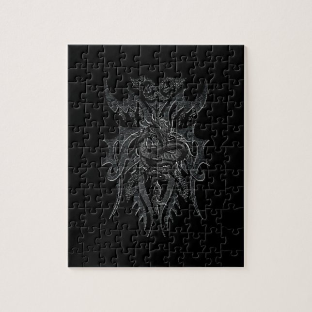 Rompecabezas céltico del dragón (Vertical)
