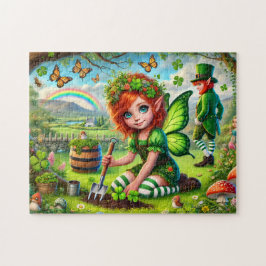 Rompecabezas Clover Pixie, Hada Duende Día de San