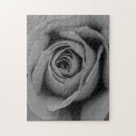 Rompecabezas color de rosa monocromático