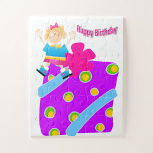 Rompecabezas Coloridos Feliz Cumpleaños Amigos Fam