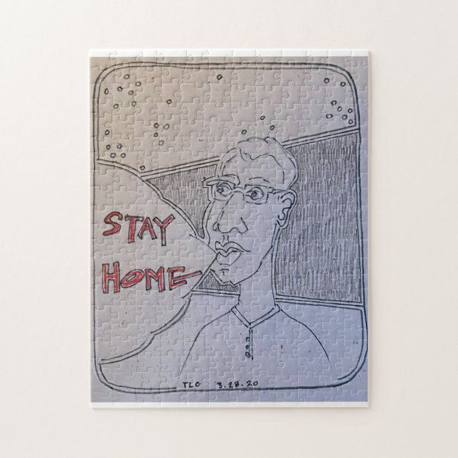 Rompecabezas con arte original y mensaje de Tony C (Vertical)