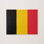 Rompecabezas con bandera de Bélgica<br><div class="desc">Impresionante rompecabezas educativo con bandera de Bélgica. Este producto es su personalizable.</div>