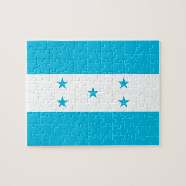 Rompecabezas con bandera de Honduras (Horizontal)