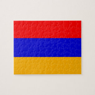 Rompecabezas con la bandera de Armenia