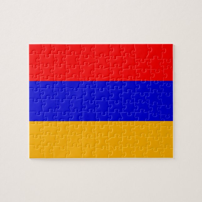 Rompecabezas con la bandera de Armenia (Horizontal)