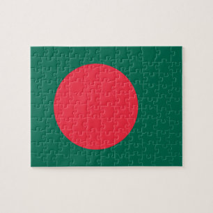 Rompecabezas con la bandera de Bangladesh