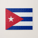 Rompecabezas con la bandera de Cuba<br><div class="desc">¡Sumérgete en la cultura cubana con nuestro cautivador rompecabezas con la bandera de Cuba! Diseñado con meticulosa atención a los detalles, este rompecabezas exhibe con orgullo la emblemática bandera de Cuba. La bandera tiene cinco rayas horizontales de azul y blanco, con un triángulo equilátero rojo en el lado izquierdo, que...</div>