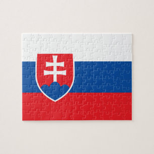 Rompecabezas con la bandera de Eslovaquia
