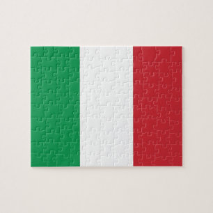 Rompecabezas con la bandera de Italia