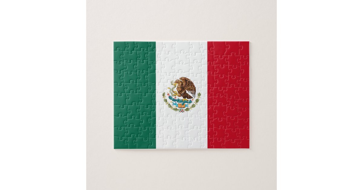 Rompecabezas con la bandera de México Zazzle.es