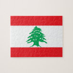 Rompecabezas con la bandera del Líbano<br><div class="desc">¡Desafíjate con nuestro cautivador rompecabezas con la bandera del Líbano! Este rompecabezas de alta calidad muestra orgullosamente el diseño de la bandera libanesa, con una franja roja horizontal en la parte superior e inferior, con una franja blanca más amplia en el medio. Centrado en la franja blanca hay un cedro...</div>