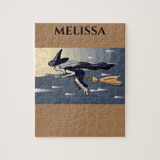 Rompecabezas con nombre personalizado. (Vertical)