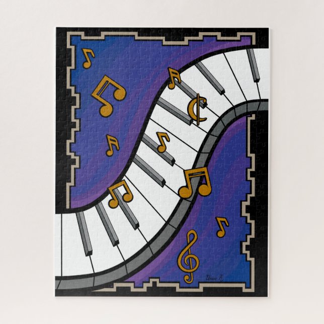 Rompecabezas con temas musicales (Vertical)