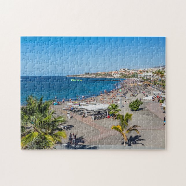Rompecabezas con vistas a la playa de Tenerife (Horizontal)