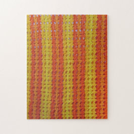 Rompecabezas - conchas Naranjas en Crochet