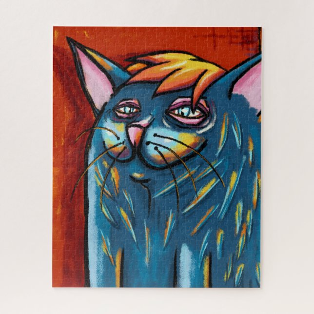 Rompecabezas Cool Cat (Vertical)