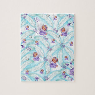 Rompecabezas Corazones Ángel Floral