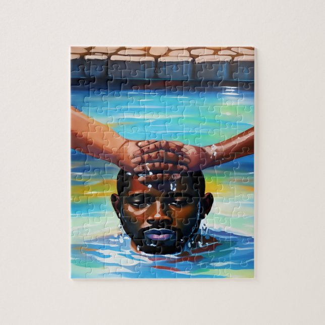 Rompecabezas cristiano renacido de 110 piezas (Vertical)