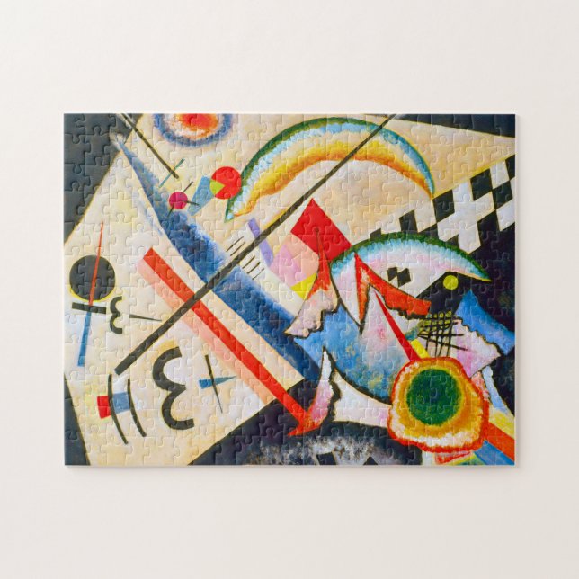 Rompecabezas cruzado blanco de Kandinsky (Horizontal)
