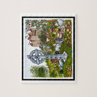 Rompecabezas cruzado del castillo