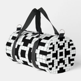 Rompecabezas cruzado Diseño Bolsa Duffel