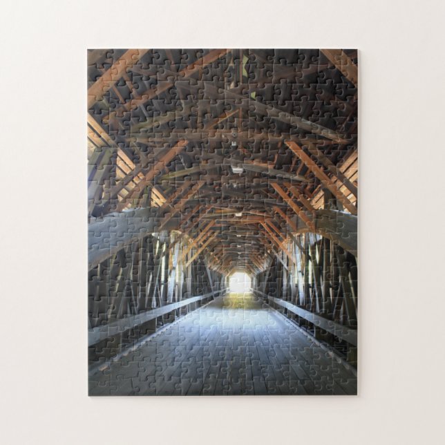 Rompecabezas cubierto del puente interior (Vertical)